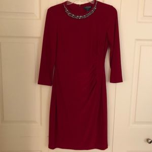 Lauren Ralph Lauren Red Dress Size 4